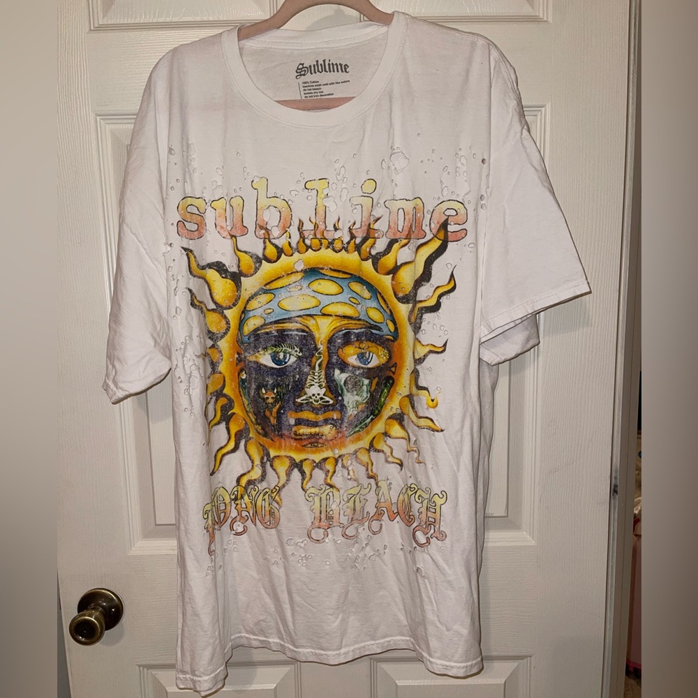 Sublime distressed tee tshirt large xl oversized urban outfitters